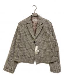 Audrey and John Wad（オードリーアンドジョンワッド）の古着「ファンシーツイードショートジャケット」｜グレー