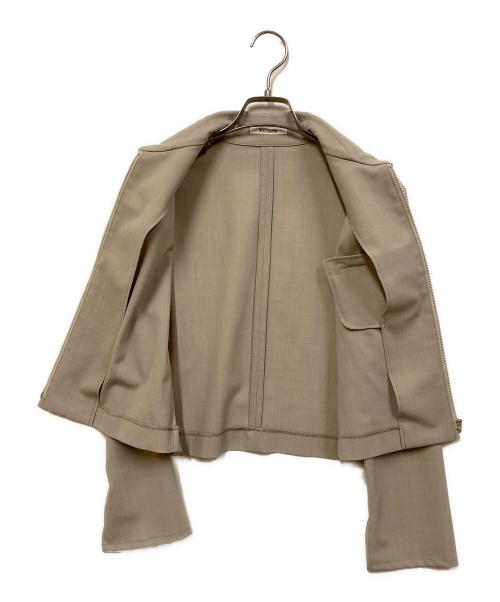 Whim Gazette（ウィムガゼット）Whim Gazette (ウィムガゼット) ボックスジャケット ベージュ サイズ:SIZE Freeの古着・服飾アイテム