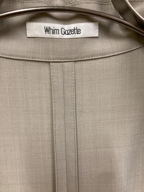 Whim Gazette（ウィムガゼット）Whim Gazette (ウィムガゼット) ボックスジャケット ベージュ サイズ:SIZE Freeの古着・服飾アイテム