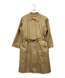 BURBERRY LONDON（バーバリーロンドン）の古着「ノヴァチェックライナー付ステンカラーコート」｜ベージュ