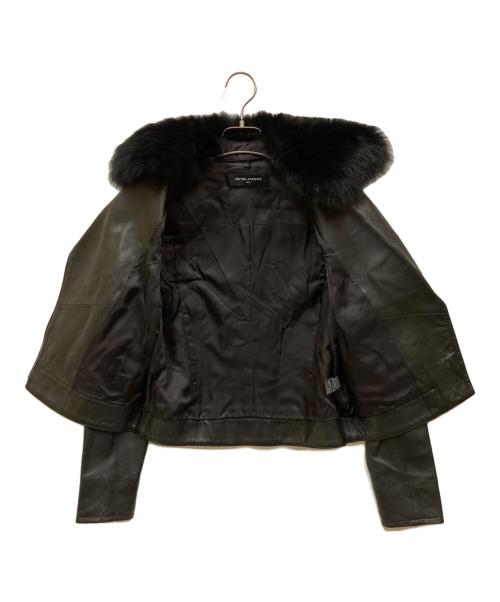 UNITED ARROWS（ユナイテッドアローズ）UNITED ARROWS (ユナイテッドアローズ) ダブルライダースジャケット ブラック サイズ:SIZE 40の古着・服飾アイテム