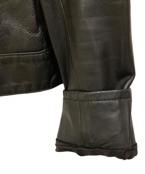 UNITED ARROWS（ユナイテッドアローズ）UNITED ARROWS (ユナイテッドアローズ) ダブルライダースジャケット ブラック サイズ:SIZE 40の古着・服飾アイテム