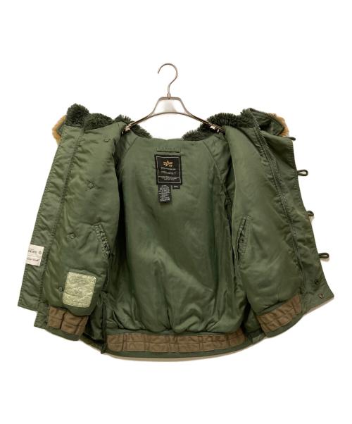 ALPHA（アルファ）ALPHA (アルファ) JACKSON MATISSE (ジャクソンマティス) N-2Bポンチョ グリーン サイズ:SIZE Sの古着・服飾アイテム