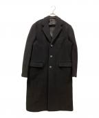 PRADAプラダ）の古着「ウールチェスターコート」｜ブラック