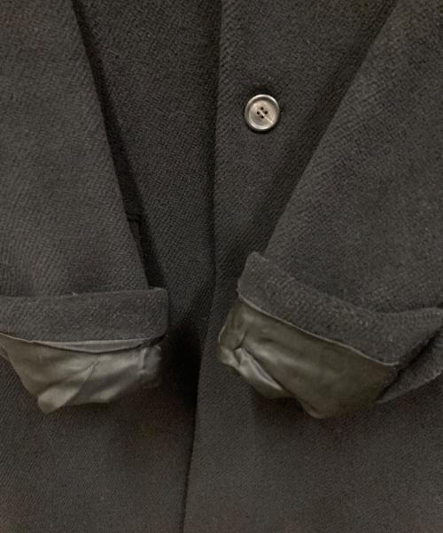 PRADA（プラダ）PRADA (プラダ) ウールチェスターコート ブラック サイズ:SIZE 46の古着・服飾アイテム