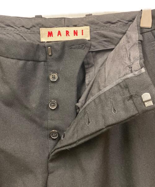 MARNI（マルニ）MARNI (マルニ) ウールスラックス ブラック サイズ:SIZE ５２の古着・服飾アイテム