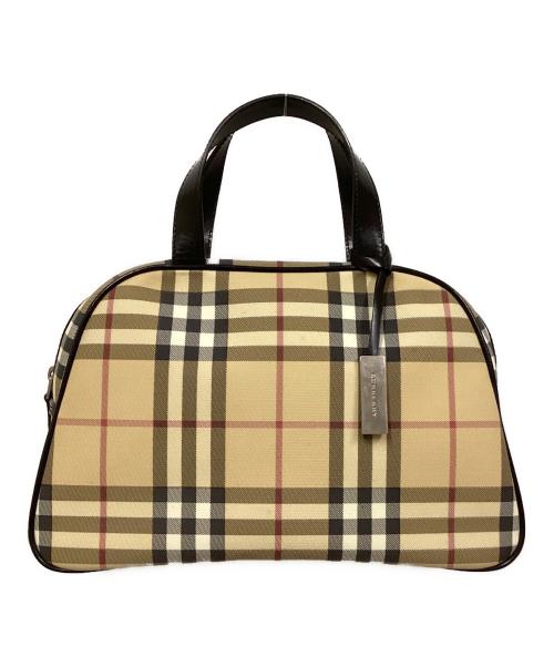 BURBERRY LONDON（バーバリーロンドン）BURBERRY LONDON (バーバリーロンドン) ミニボストンバッグ ベージュの古着・服飾アイテム
