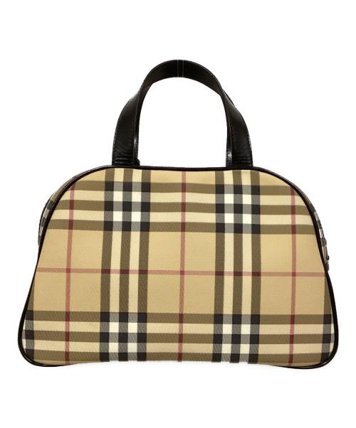 BURBERRY LONDON（バーバリーロンドン）BURBERRY LONDON (バーバリーロンドン) ミニボストンバッグ ベージュの古着・服飾アイテム