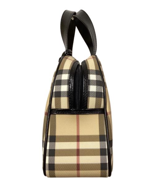 BURBERRY LONDON（バーバリーロンドン）BURBERRY LONDON (バーバリーロンドン) ミニボストンバッグ ベージュの古着・服飾アイテム