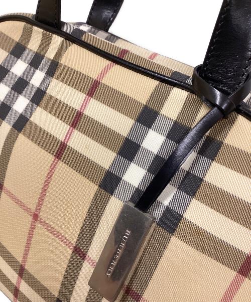 BURBERRY LONDON（バーバリーロンドン）BURBERRY LONDON (バーバリーロンドン) ミニボストンバッグ ベージュの古着・服飾アイテム