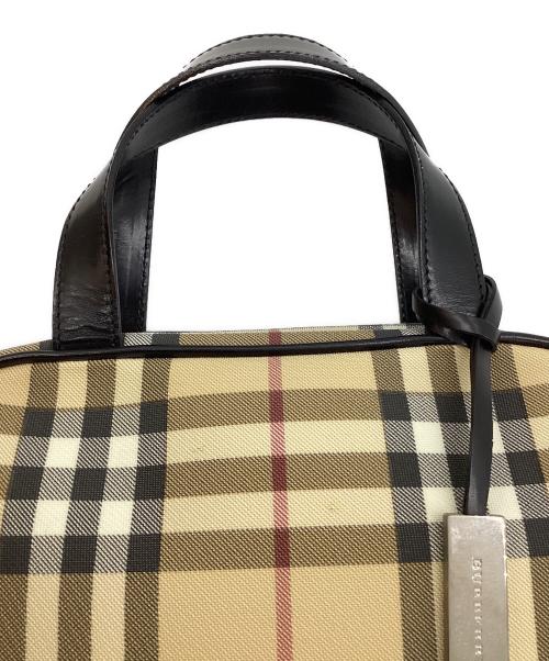 BURBERRY LONDON（バーバリーロンドン）BURBERRY LONDON (バーバリーロンドン) ミニボストンバッグ ベージュの古着・服飾アイテム