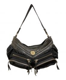 DIESEL（ディーゼル）の古着「00'Sアーカイブショルダーバッグ」｜ブラック