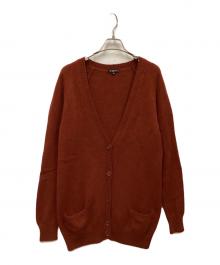 ETRO（エトロ）の古着「カシミヤVネックカーディガン」｜レッド