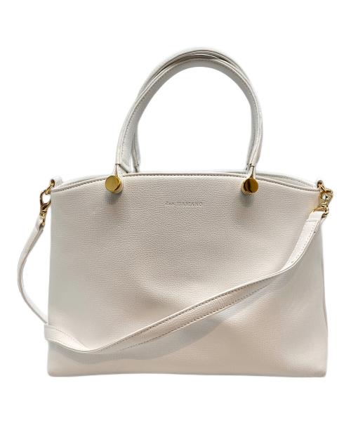 傳濱野（デンハマノ）傳濱野 (デンハマノ) ショルダーバッグ ホワイトの古着・服飾アイテム