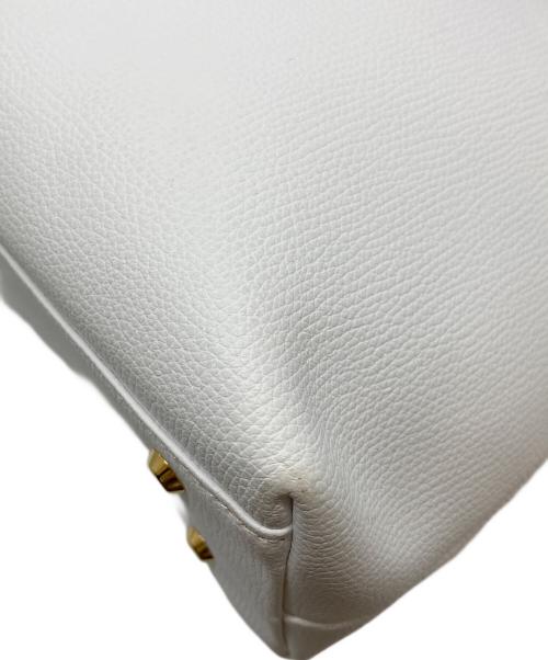 傳濱野（デンハマノ）傳濱野 (デンハマノ) ショルダーバッグ ホワイトの古着・服飾アイテム