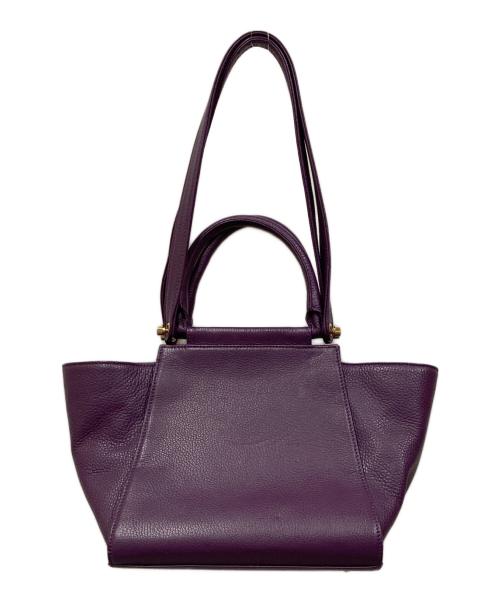 傳濱野（デンハマノ）傳濱野 (デンハマノ) ハンドバッグ パープルの古着・服飾アイテム