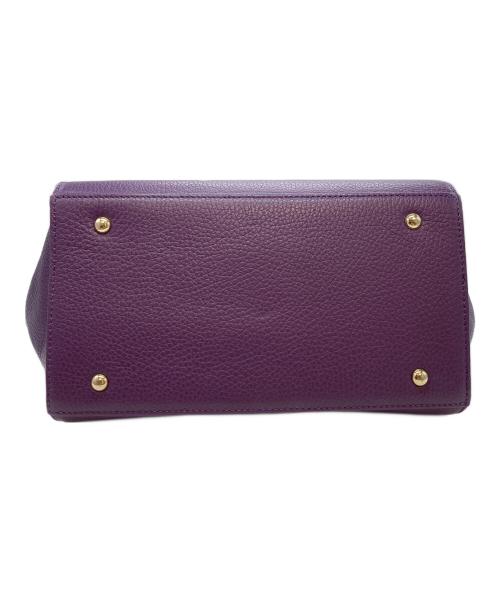 傳濱野（デンハマノ）傳濱野 (デンハマノ) ハンドバッグ パープルの古着・服飾アイテム