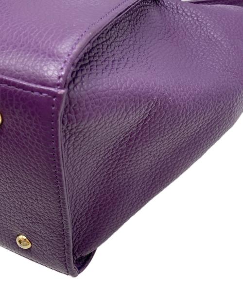 傳濱野（デンハマノ）傳濱野 (デンハマノ) ハンドバッグ パープルの古着・服飾アイテム