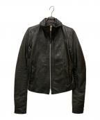 EKAMエカム）の古着「ラムレザージャケット」｜ブラック