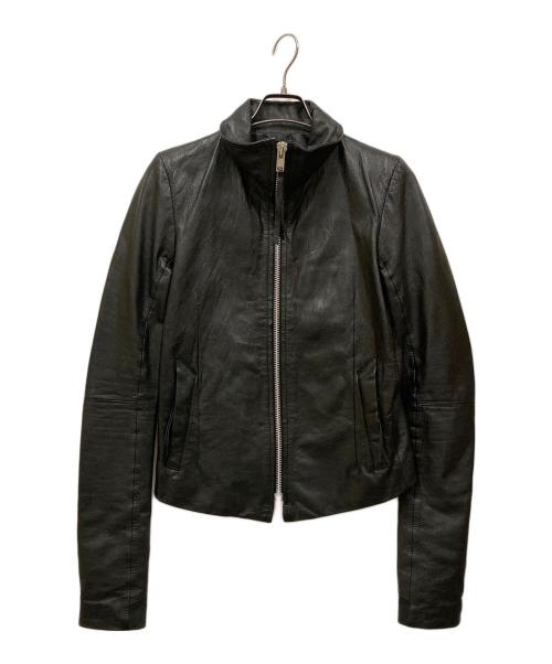 EKAM（エカム）EKAM (エカム) ラムレザージャケット ブラック サイズ:SIZE Lの古着・服飾アイテム