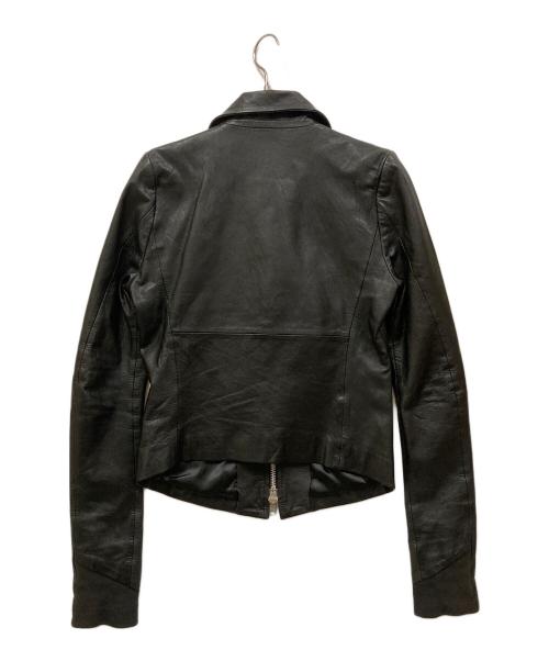 EKAM（エカム）EKAM (エカム) ラムレザージャケット ブラック サイズ:SIZE Lの古着・服飾アイテム