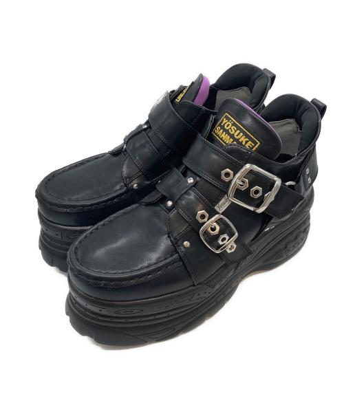 Yosuke（ヨースケ）Yosuke (ヨースケ) 厚底スニーカー ブラック サイズ:SIZE 27cmの古着・服飾アイテム