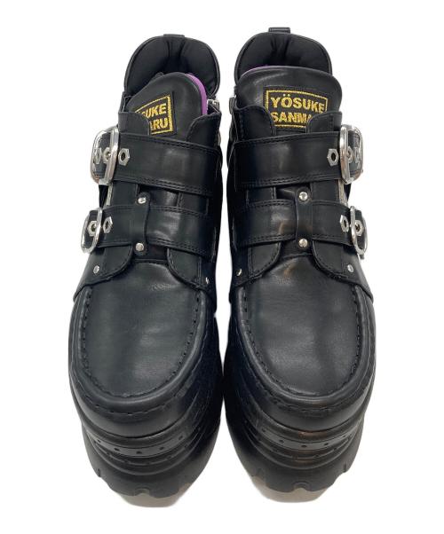 Yosuke（ヨースケ）Yosuke (ヨースケ) 厚底スニーカー ブラック サイズ:SIZE 27cmの古着・服飾アイテム