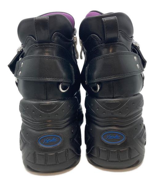 Yosuke（ヨースケ）Yosuke (ヨースケ) 厚底スニーカー ブラック サイズ:SIZE 27cmの古着・服飾アイテム