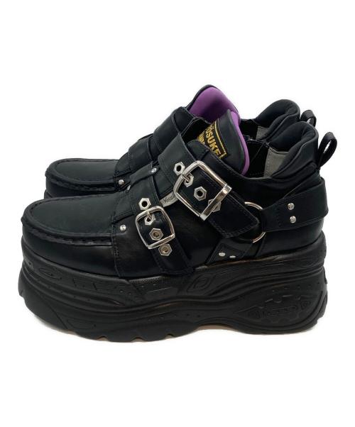 Yosuke（ヨースケ）Yosuke (ヨースケ) 厚底スニーカー ブラック サイズ:SIZE 27cmの古着・服飾アイテム