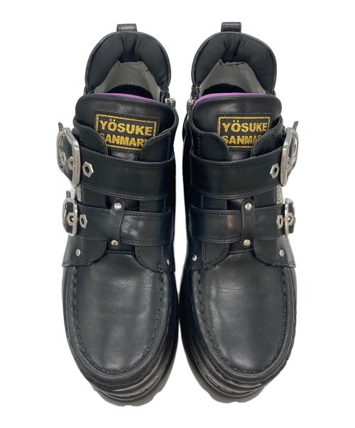 Yosuke（ヨースケ）Yosuke (ヨースケ) 厚底スニーカー ブラック サイズ:SIZE 27cmの古着・服飾アイテム