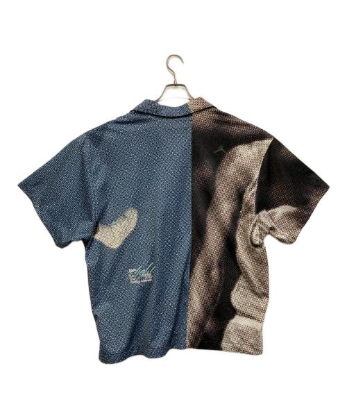 JORDAN（ジョーダン）JORDAN (ジョーダン) JORDAN BRAND AS M J FLT HRTG PHOTO SHIRT ブラック×ブルー サイズ:3XLの古着・服飾アイテム