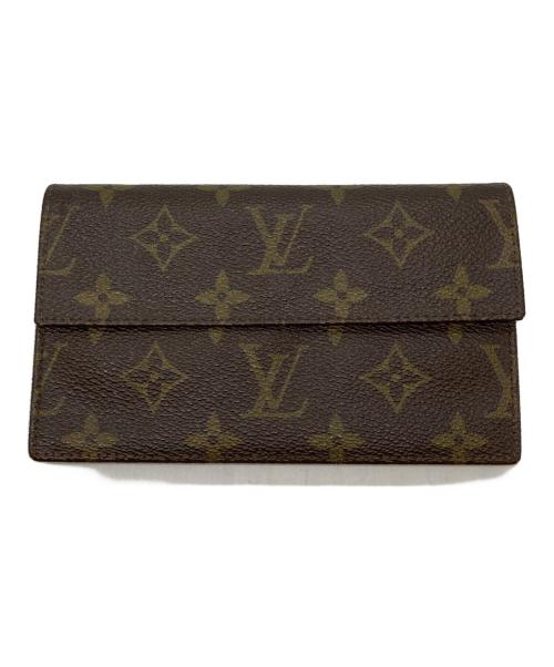 LOUIS VUITTON（ルイ ヴィトン）LOUIS VUITTON (ルイ ヴィトン) 2つ折り財布 ブラウンの古着・服飾アイテム