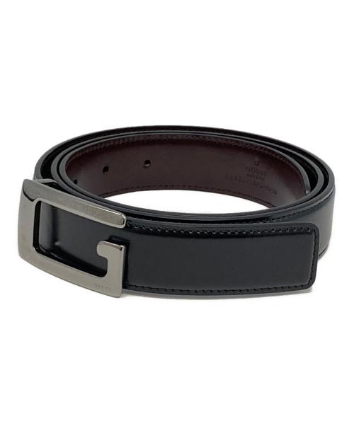 GUCCI（グッチ）GUCCI (グッチ) Gバックルベルト ブラックの古着・服飾アイテム