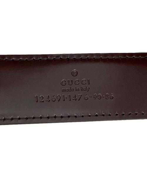 GUCCI（グッチ）GUCCI (グッチ) Gバックルベルト ブラックの古着・服飾アイテム