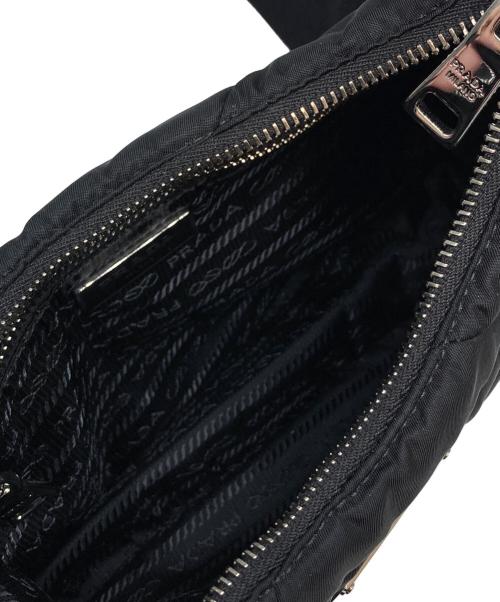 PRADA（プラダ）PRADA (プラダ) Re-Nylonパデッド ショルダーバッグ ブラックの古着・服飾アイテム