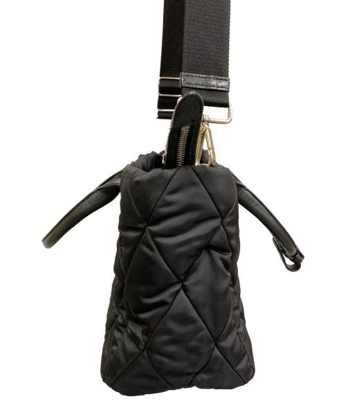 PRADA（プラダ）PRADA (プラダ) キルティングナイロントートバッグ ブラックの古着・服飾アイテム
