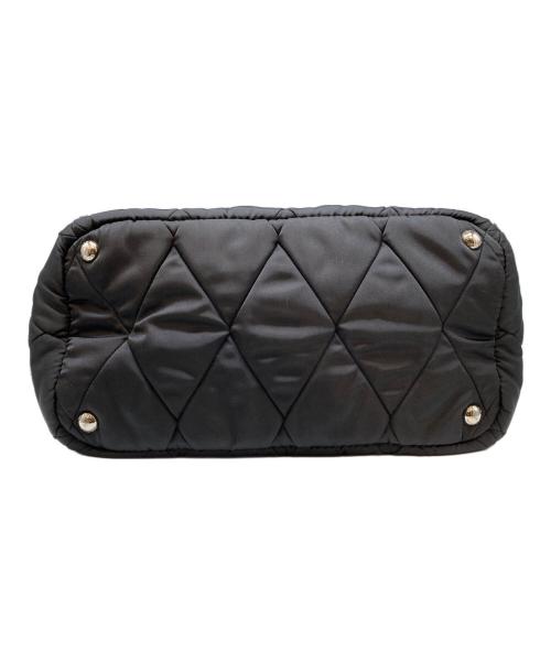 PRADA（プラダ）PRADA (プラダ) キルティングナイロントートバッグ ブラックの古着・服飾アイテム