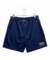 UNDEFEATED（アンディフィーテッド）の古着「メッシュハーフパンツ」｜ネイビー