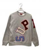 SUPREMEシュプリーム）の古着「Jacquard Logo Crewneck」｜グレー