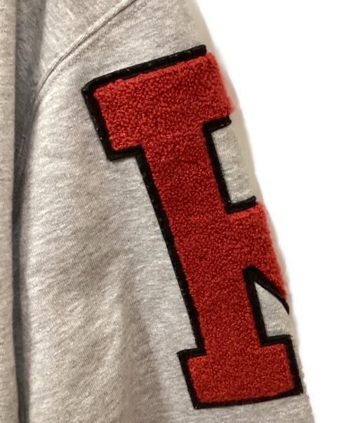 SUPREME（シュプリーム）Supreme (シュプリーム) Jacquard Logo Crewneck グレー サイズ:SIZE Lの古着・服飾アイテム