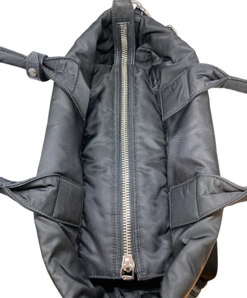 PRADA（プラダ）PRADA (プラダ) レオパード柄トートバッグ ブラックの古着・服飾アイテム