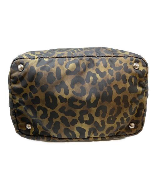 PRADA（プラダ）PRADA (プラダ) レオパード柄トートバッグ ブラックの古着・服飾アイテム