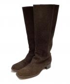 MIU MIUミュウミュウ）の古着「ロングブーツ」｜ブラウン