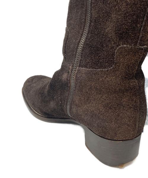 MIU MIU（ミュウミュウ）MIU MIU (ミュウミュウ) ロングブーツ ブラウン サイズ:SIZE 39の古着・服飾アイテム