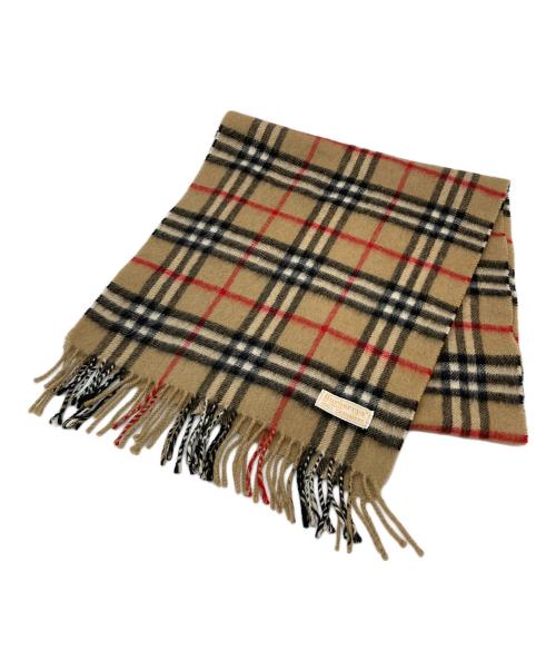Burberry's（バーバリー）Burberry's (バーバリーズ) カシミアマフラー ベージュの古着・服飾アイテム