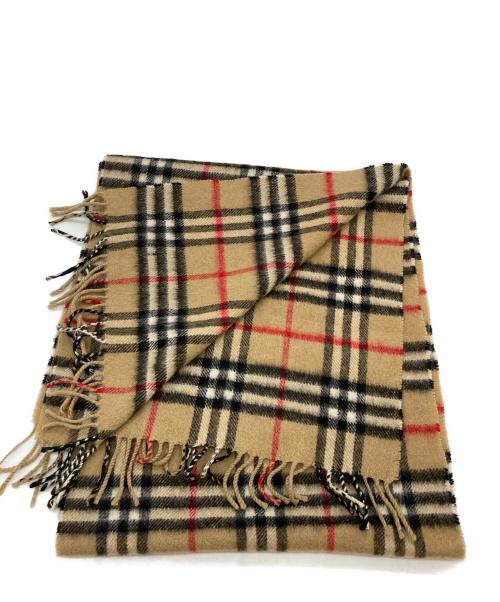 Burberry's（バーバリー）Burberry's (バーバリーズ) カシミアマフラー ベージュの古着・服飾アイテム