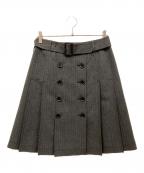 BURBERRY LONDONバーバリーロンドン）の古着「トレンチスカート」｜グレー