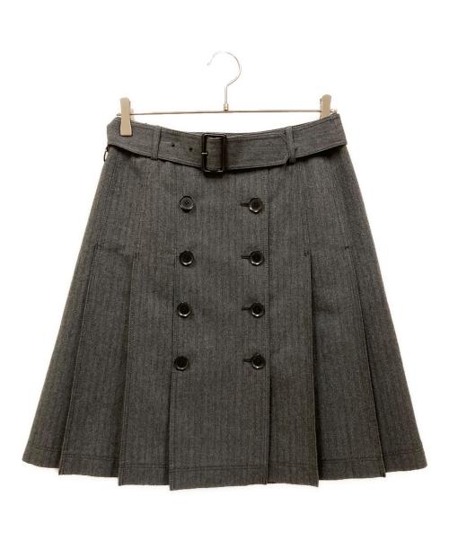 BURBERRY LONDON（バーバリーロンドン）BURBERRY LONDON (バーバリーロンドン) トレンチスカート グレー サイズ:SIZE 40の古着・服飾アイテム
