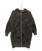 DIESELディーゼル）の古着「ロングジップパーカー」｜ブラック