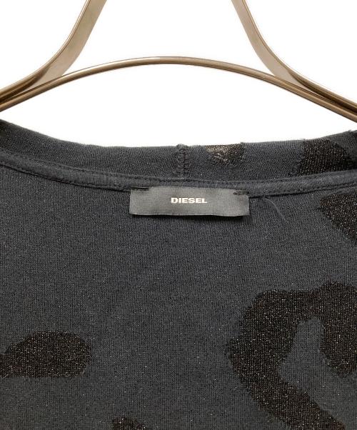 DIESEL（ディーゼル）DIESEL (ディーゼル) ロングジップパーカー ブラック サイズ:SIZE XSの古着・服飾アイテム
